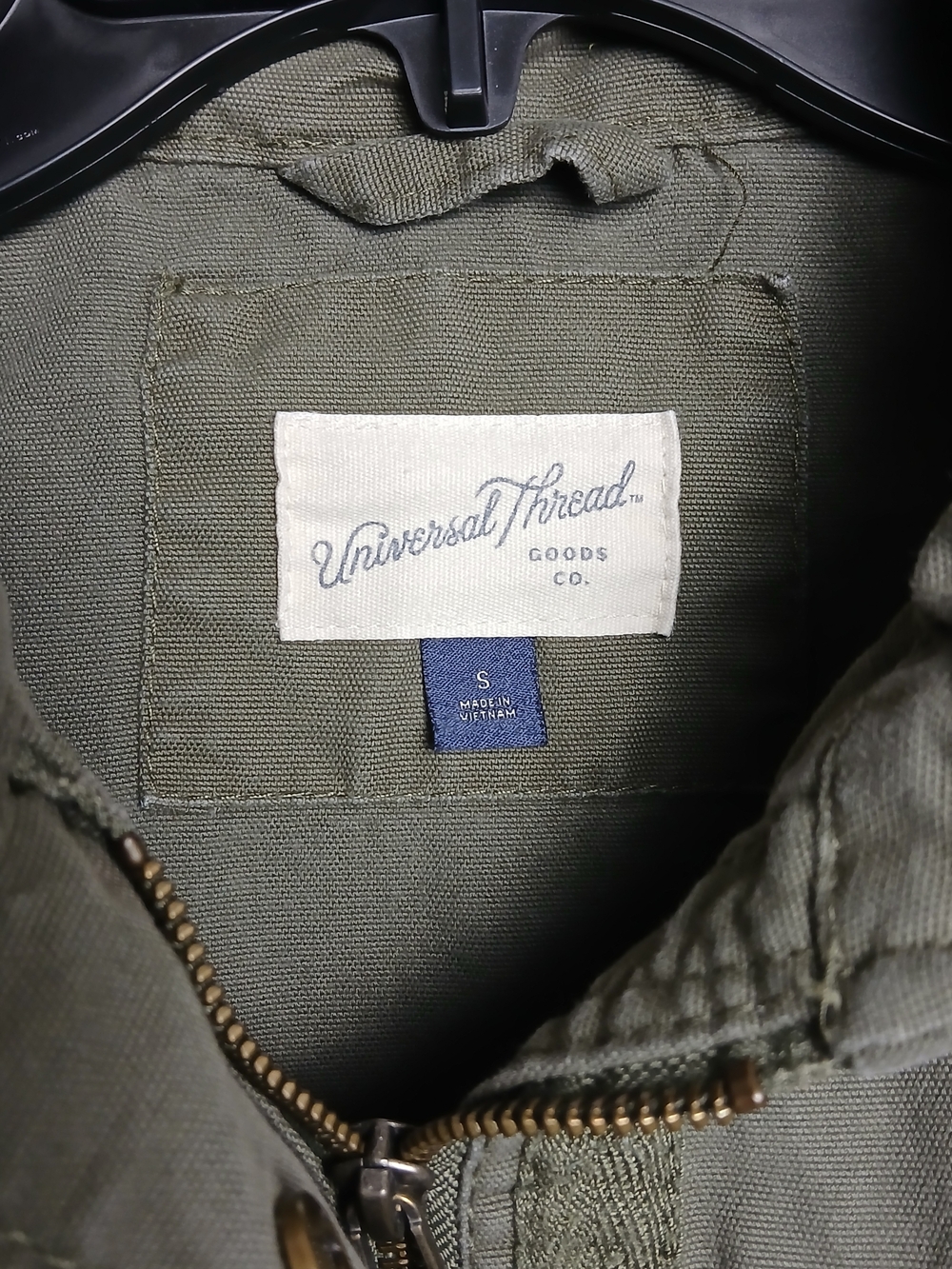 Universal Thread Olive Green‎ Hooded Utility Jacket for Women - Small - Picture 3 of 7